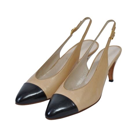 chanel classic slingback shoes|chanel slingback online shop.